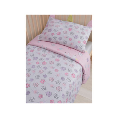 Unicorn 3D Pillow Case Reversible Toddler Duvet Set thumbnail 3