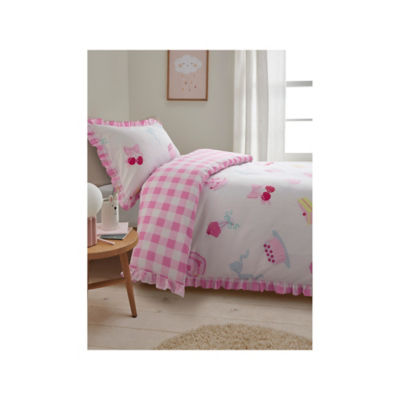 Sweet Treats Cake Frill Reversible Duvet Set