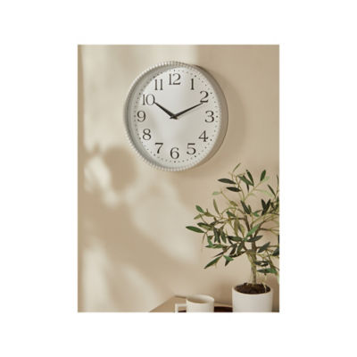White Beaded Clock thumbnail 2