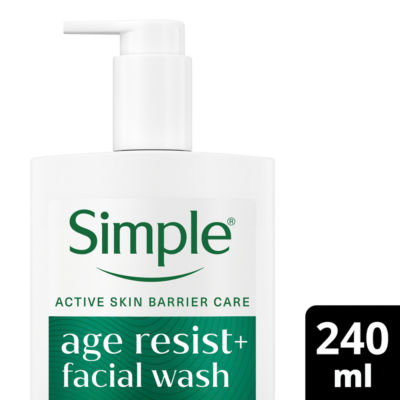 Simple Age Resist+ Facial Wash