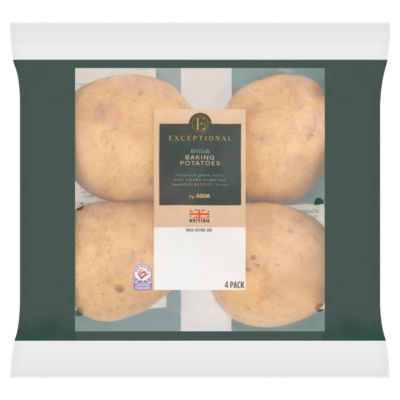 4 British Baking Potatoes