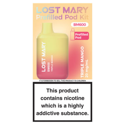 BM600 Triple Mango Prefilled Pod Kit 20mg/ml thumbnail 2