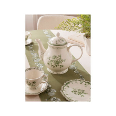 Stacey Solomon Green & White Teapot thumbnail 2
