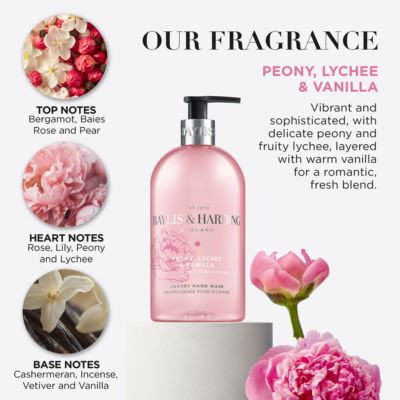 Signature Peony, Lychee, Vanilla Hand Wash 500ml thumbnail 3