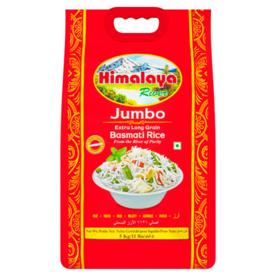 Jumbo Extra Long Grain Basmati Rice 5kg thumbnail 2