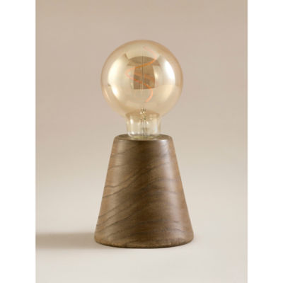 George Home Tapered Bulb Wooden Table Lamp