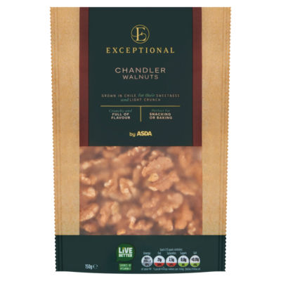 Exceptional by ASDA Chandler Walnuts 150g