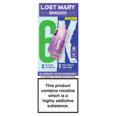 BM6000 Blueberry Sour Raspberry Refillable Kit thumbnail 2