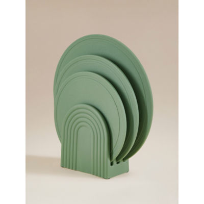Green Chopping Board 3 Piece Set thumbnail 2