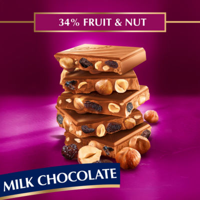 Les Grandes Milk Chocolate Fruit & Nut Bar 150g thumbnail 4