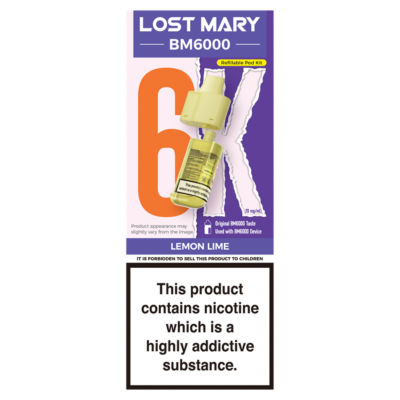 BM6000 Lemon Lime Refillable Pod Kit 20mg/ml