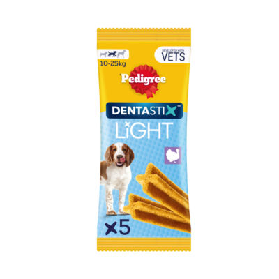 PEDIGREE DentaStix Light Daily Dental Chews Medium Dog Treats 5 Dental Sticks
