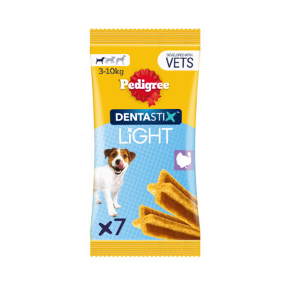 PEDIGREE® DENTASTIX™ Light Daily Dental Chews Small Dog Treats 7 Sticks thumbnail 2
