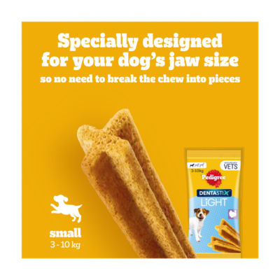PEDIGREE® DENTASTIX™ Light Daily Dental Chews Small Dog Treats 7 Sticks thumbnail 4