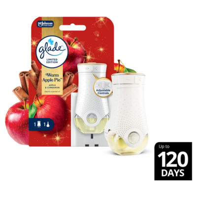 Electric Holder & Refill Warm Apple Pie Scented Oil Plugin 20ml