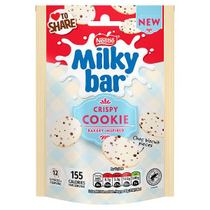 Buttons Crispy Cookie White Chocolate Sharing Bag 86g