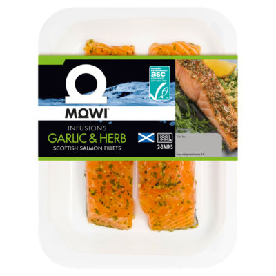 Infusions Garlic & Herb Scottish Salmon Fillets 220g thumbnail 2