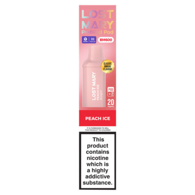 BM600 2 Peach Ice Prefill Pod 20mg/ml thumbnail 2