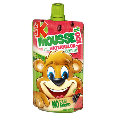 100% Fruits Mousse Apple, Watermelon, Chokeberry 100g