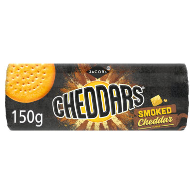Smoked Cheddar Flavour Cheddars 150g thumbnail 2