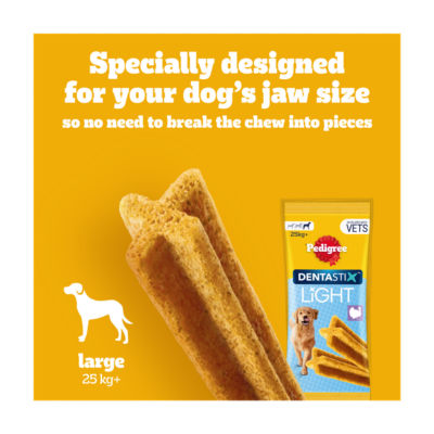 ® DENTASTIX™ Light Daily Dental Chews Large Dog Treats 4 Sticks thumbnail 4