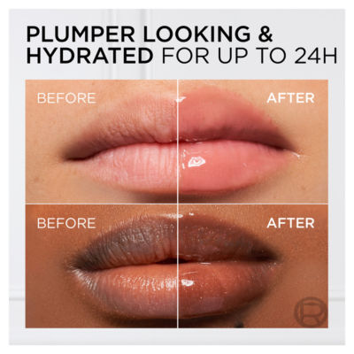 L'Oreal Paris Lip Oil, Plump Ambition with Hyaluronic Acid & Tripeptides, 490, 5ml thumbnail 3