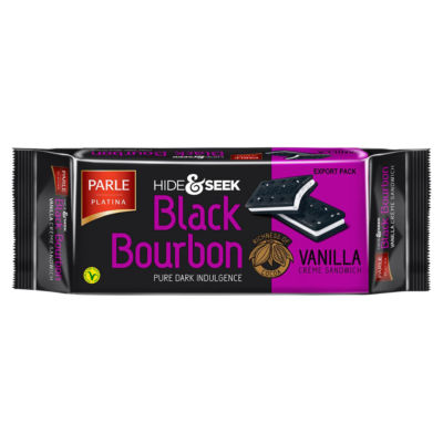 Black Bourbon Vanilla Crème Sandwich 100g