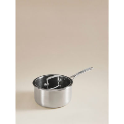 Brushed Stainless Steel Saucepan 20cm