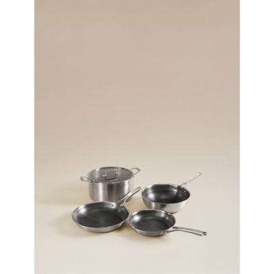 4pc Stainless Steel Pan Set
