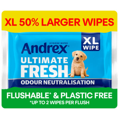 Ultimate Fresh XL Hygiene Wipes Odour Control Moist Toilet Tissue Single Pack thumbnail 3