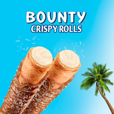 Crispy Rolls Coconut & Milk Chocolate Bars 5 x 23.4g thumbnail 3