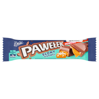 Milk Chocolate Bar with Salted Caramel Filling 45g