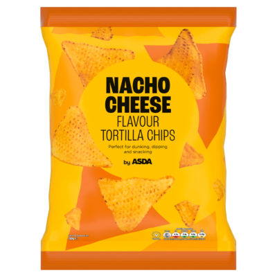 Nacho Cheese Flavour Tortilla Chips 180g