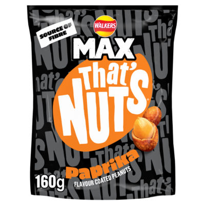 That’s Nuts Walkers Max Paprika Sharing Coated Peanuts 160g