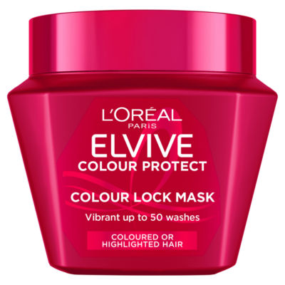 Elvive Colour Protect Hair Mask, For Coloured or Highlighted Hair, 300ml