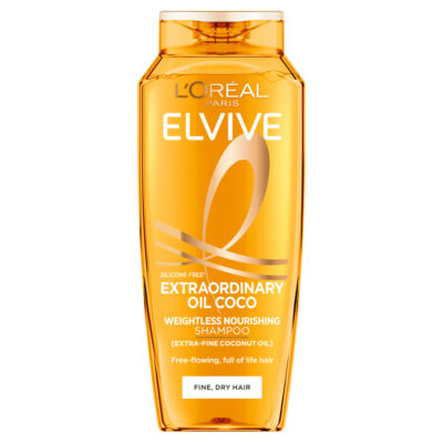 Elvive Extraordinary Oil Coco Weightless Nourishing Shampoo, 250ml thumbnail 2