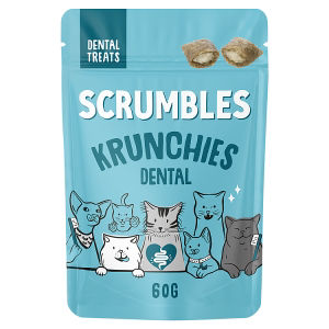 Scrumbles Krunchies Cat Dental Pillow Treats