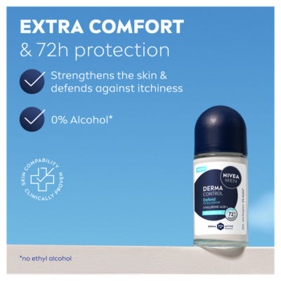72h Derma Control Defend Anti-Perspirant Roll On 50ml thumbnail 4