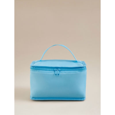 Blue Collapsible Lunch Bag with Handle thumbnail 2