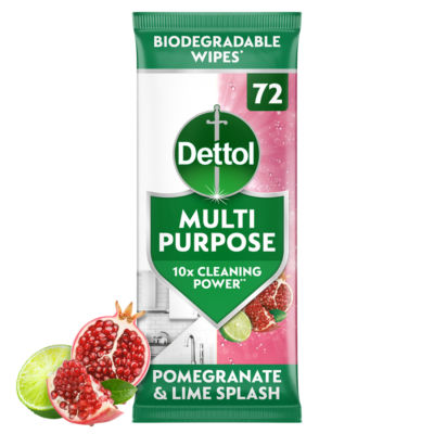 Pomegranate & Lime Splash Multi Purpose Wipes 72 thumbnail 2