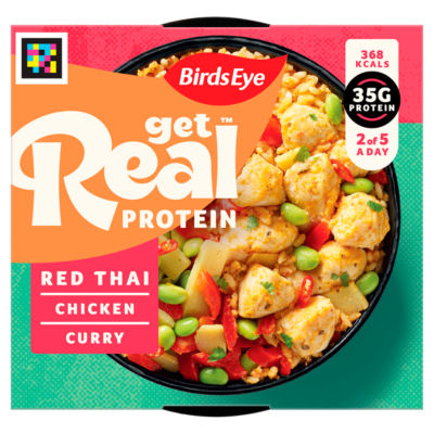 Get Real Protein Red Thai Chicken Curry 350g thumbnail 2