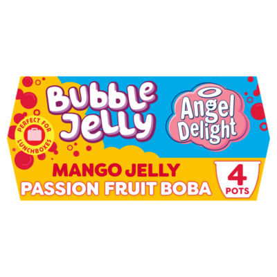 Mango Jelly and Passionfruit Boba Bubble Dessert Snack Pot x4 thumbnail 2
