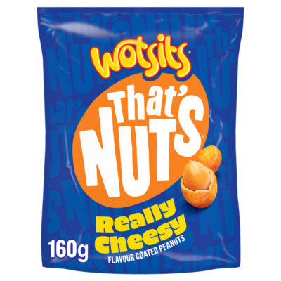 That’s Nuts Wotsits Really Cheesy Sharing Coated Peanuts 160g thumbnail 2