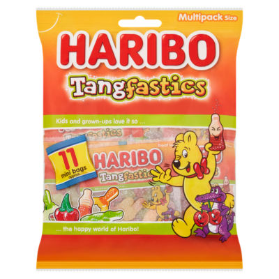 Tangfastics Minis Fruit & Cola Flavour Fizzy Jelly Sweets 11 x 16g Fun Size Bags thumbnail 2