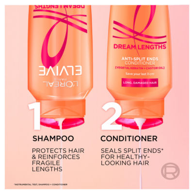 Elvive Dream Lengths Anti-Split Ends Conditioner, for Long Hair, 200ml thumbnail 4