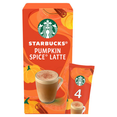 Pumpkin Spice Latte Instant Coffee Sachets 4 x 24g
