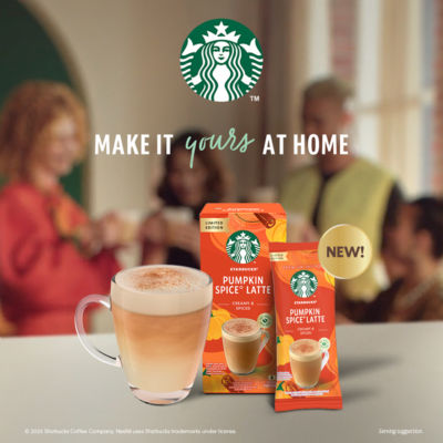Pumpkin Spice Latte Instant Coffee Sachets 4 x 24g thumbnail 4