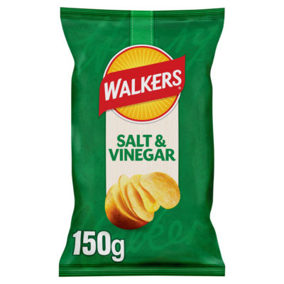 Walkers Crisps Salt & Vinegar 150g
