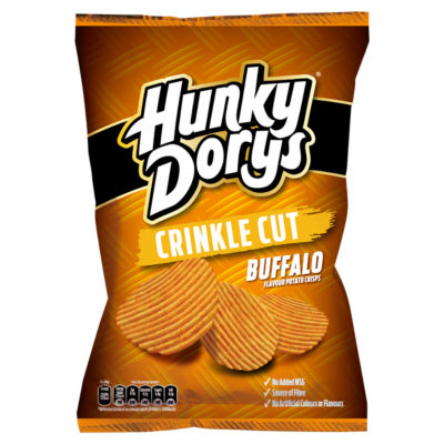 Crinkle Cut Buffalo Flavour Potato Crisps 130g