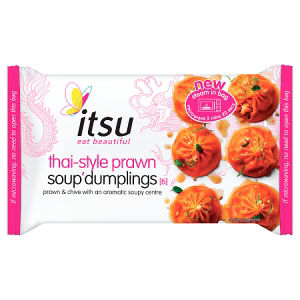 itsu thai style prawn soup dumplings 168g